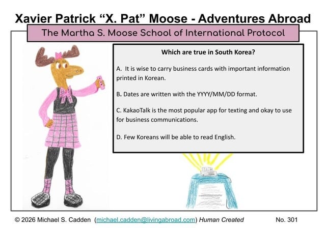 Moose 301 Factoid S. Korea-3 Moose 301 Factoid S. Korea-3